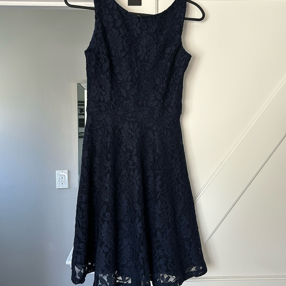 Navy blue dress